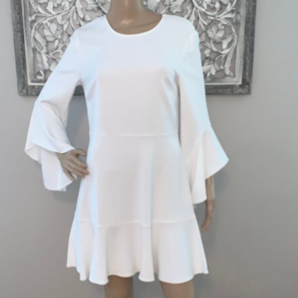 A.L.C. Dresses & Skirts - NWT STUNNING A.L.C White Boho Dress w/Bell Sleeves